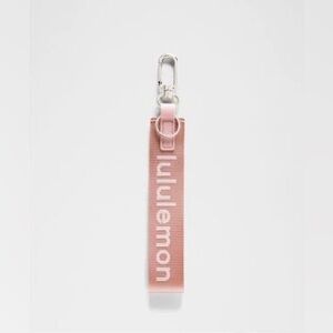 lululemon athletica Never Lost Keychain Deco Pink/ Light Ivory NWT
